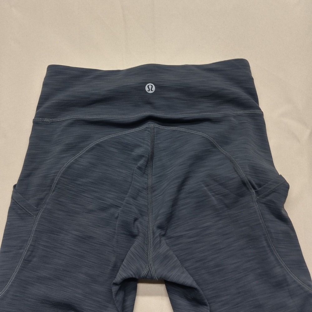 Lululemon Speed Up Tight 28 Space Dye Grey Running Leggings Size 4